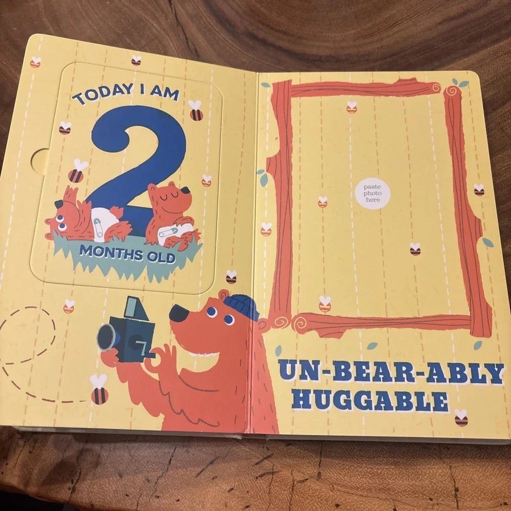 Baby's First Year Photo Gallery : Album with 12 Monthly Photo Car